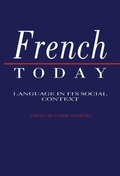 Cover: French Today - Cambridge University Press