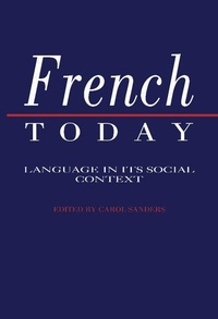 Enlarge image Cover: French Today - Cambridge University Press