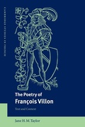Cover: The Poetry of Francois Villon - Cambridge University Press