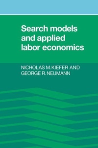Enlarge image Cover: Search Models and Applied Labor Economics - Cambridge University Press