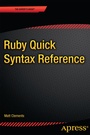 Cover: Ruby Quick Syntax Reference - APress