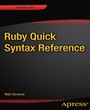 Cover: Ruby Quick Syntax Reference - APress