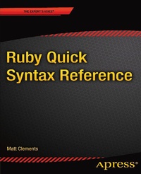 Abbildung von: Ruby Quick Syntax Reference - Apress