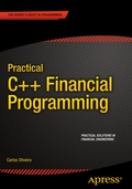 Cover: Practical C++ Financial Programming - APress