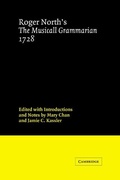 Cover: Roger North's the Musicall Grammarian 1728 - Cambridge University Press