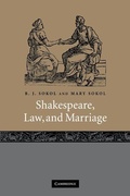Cover: Shakespeare, Law, and Marriage - Cambridge University Press