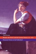 Cover: Women, the Novel, and the German Nation 1771-1871 - Cambridge University Press