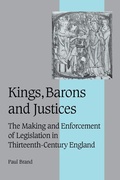Cover: Kings, Barons and Justices - Cambridge University Press
