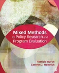 Cover: Mixed Methods for Policy Research and Program Evaluation - SAGE Publications Inc
