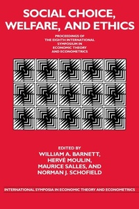 Abbildung von: Social Choice, Welfare, and Ethics - Cambridge University Press