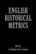 Cover: English Historical Metrics - Cambridge University Press