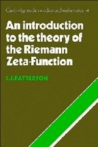 Abbildung von: An Introduction to the Theory of the Riemann Zeta-Function - Cambridge University Press