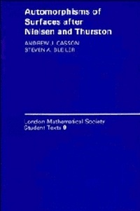 Abbildung von: Automorphisms of Surfaces after Nielsen and Thurston - Cambridge University Press