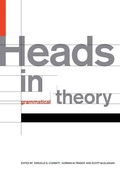 Cover: Heads in Grammatical Theory - Cambridge University Press