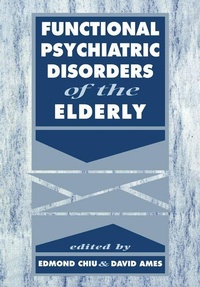 Enlarge image Cover: Functional Psychiatric Disorders of the Elderly - Cambridge University Press