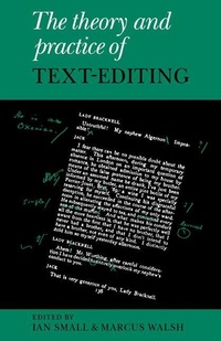 Enlarge image Cover: The Theory and Practice of Text-Editing - Cambridge University Press