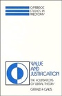 Cover: Value and Justification - Cambridge University Press