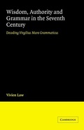 Cover: Wisdom, Authority and Grammar in the Seventh Century - Cambridge University Press