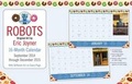 Cover: Eric Joyner Robots 2014-15 Calendar - Andrews McMeel Publishing