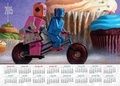 Cover: Eric Joyner Robots 2014-15 16-Month Calendar Poster - Andrews McMeel Publishing
