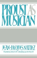 Cover: Proust as Musician - Cambridge University Press