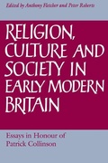 Cover: Religion, Culture and Society in Early Modern Britain - Cambridge University Press
