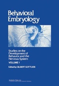 Cover: Behavioral Embryology - Academic Press