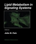 Cover: Lipid Metabolism in Signaling Systems - Academic Press
