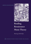 Cover: Reading Renaissance Music Theory - Cambridge University Press