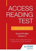 Cover: Access Reading Test (ART) Scorer/Profiler CD-ROM v2 - Hodder Education