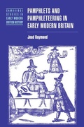 Cover: Pamphlets and Pamphleteering in Early Modern Britain - Cambridge University Press