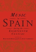 Cover: Music in Spain during the Eighteenth Century - Cambridge University Press