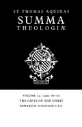 Cover: Summa Theologiae: Volume 24, The Gifts of the Spirit - Cambridge University Press