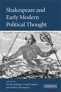 Cover: Shakespeare and Early Modern Political Thought - Cambridge University Press