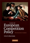 Bild: Cases in European Competition Policy - Cambridge University Press