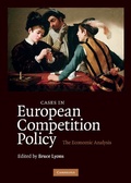 Cover: Cases in European Competition Policy - Cambridge University Press