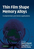 Cover: Thin Film Shape Memory Alloys - Cambridge University Press