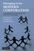Cover: Managing in the Modern Corporation - Cambridge University Press