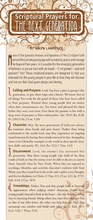 Cover: Scriptural Prayers for the Next Generation (pack of 50) - NavPress Publishing Group