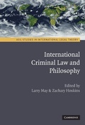 Cover: International Criminal Law and Philosophy - Cambridge University Press