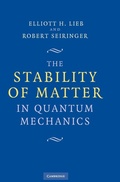 Cover: The Stability of Matter in Quantum Mechanics - Cambridge University Press