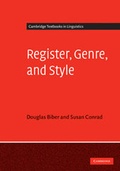 Cover: Register, Genre, and Style - Cambridge University Press