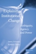 Cover: Explaining Institutional Change - Cambridge University Press