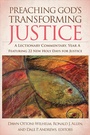 Cover: Preaching God's Transforming Justice - Westminster John Knox Press