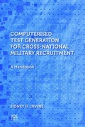 Cover: Computerised Test Generation for Cross-National Military Recruitment - IOS Press,US