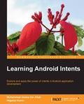 Cover: Learning Android Intents - Packt Publishing