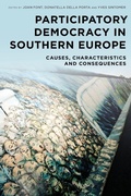 Cover: Participatory Democracy in Southern Europe - Rowman & Littlefield International