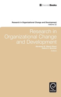 Enlarge image Cover: Research in Organizational Change and Development - Emerald Group Publishing Limited
