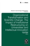 Cover: Organisational Transformation and Scientific Change - Emerald Publishing Limited
