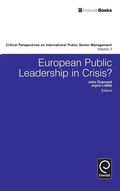 Cover: European Public Leadership in Crisis? - Emerald Group Publishing Limited